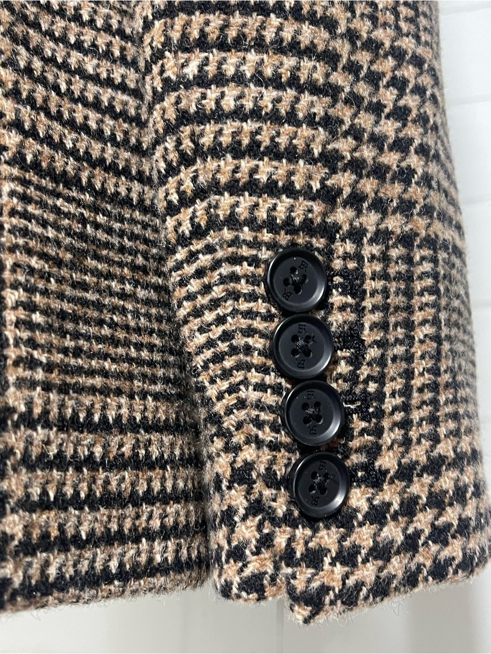 Banana Republic Brown Glen Plaid Wool-Blend Blazer - Picture 8 of 15
